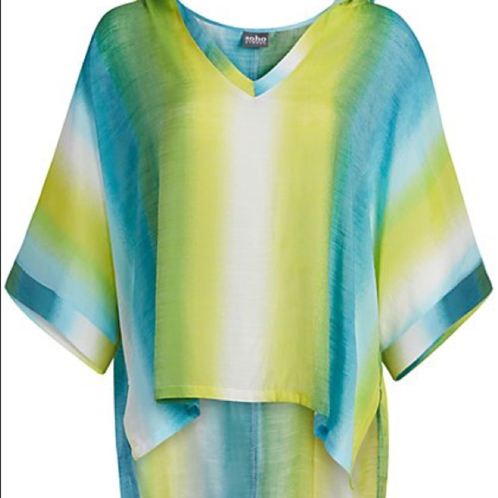 NY&Company-NWT GAUZE CAFTAN HI-LO TOP SIZE L